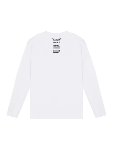 LONGSLEEVE «KAGUYA AHEGAO» WHT B&W