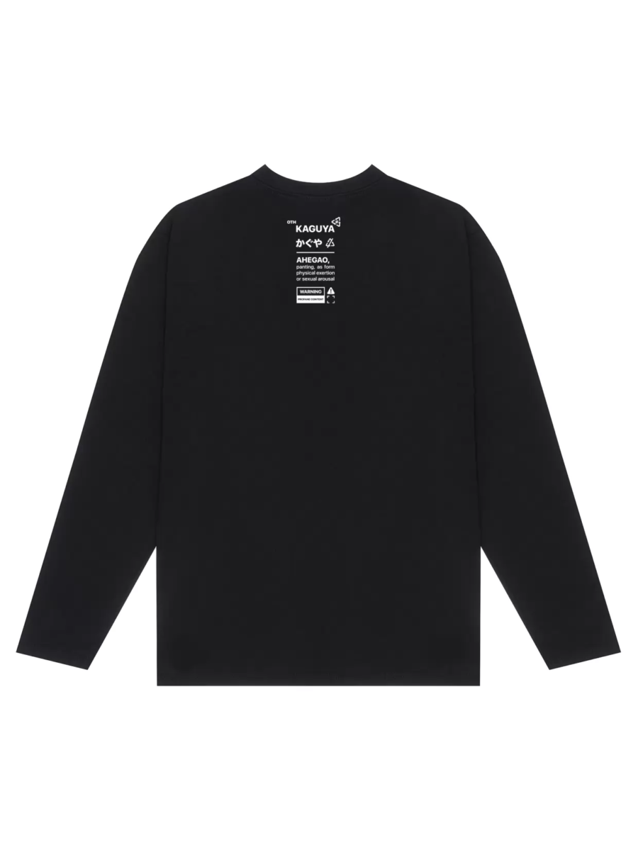 LONGSLEEVE BLK «KAGUYA AHEGAO» COLOR