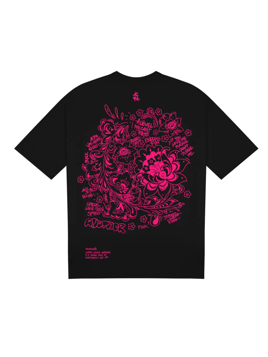 T_SHIRT BLOSSOM BLK