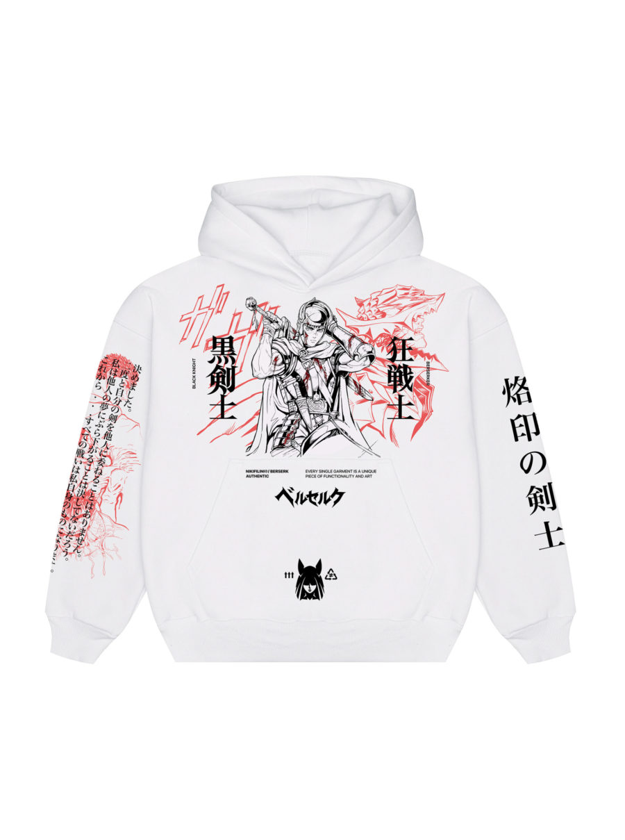 HOODIE / BERSERK WHITE