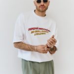 Футболка Oversized «Синус, косинус», белая