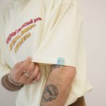 Футболка Oversized «Синус, косинус», кремовая
