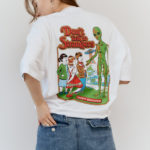 Футболка Oversized «ОБЖ», белая