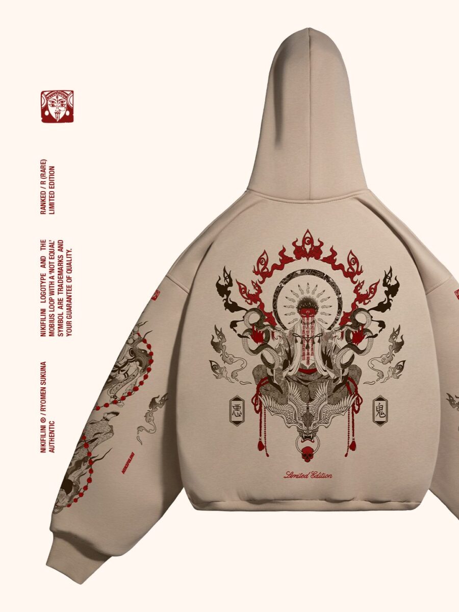 ЗИП-ХУДИ | RYOMEN SUKUNA (SR) — изображение 4