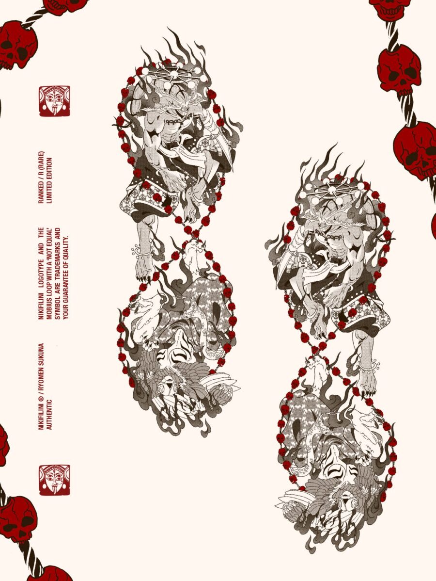 ЗИП-ХУДИ | RYOMEN SUKUNA (SR) — изображение 6