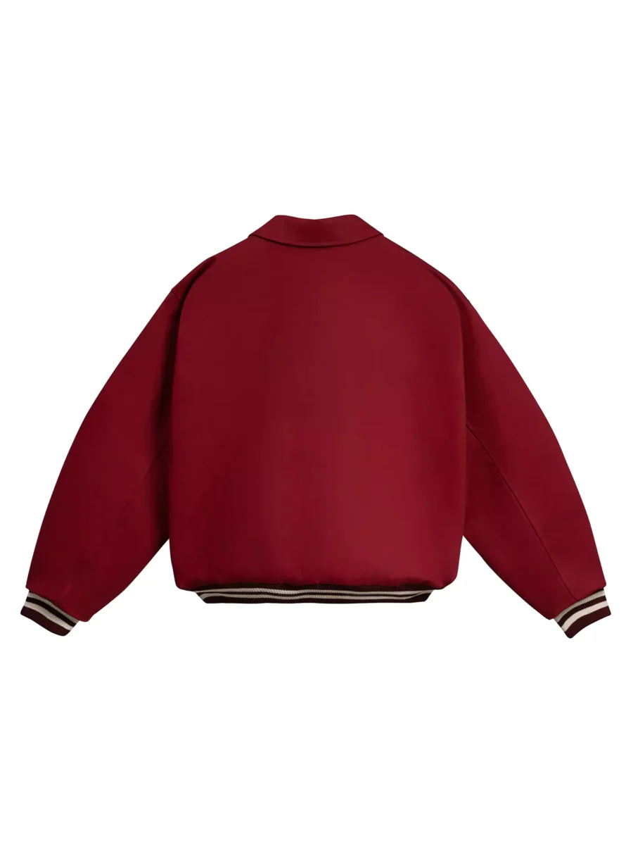 ДЖИНСОВЫЙ БОМБЕР | BURGUNDY — изображение 2