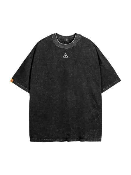 ФУТБОЛКА | STONE WASHED BLACK