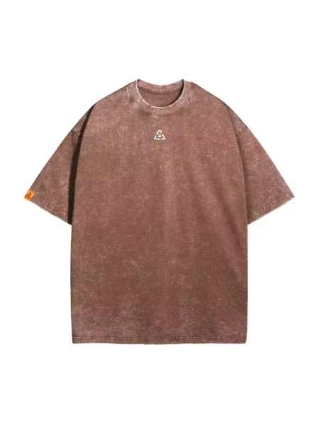ФУТБОЛКА | STONE WASHED BROWN