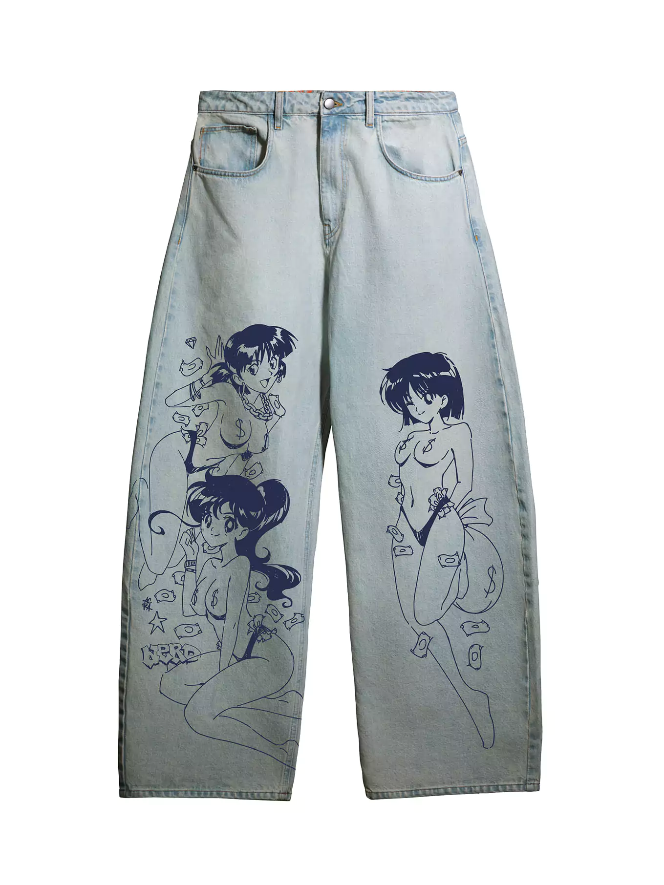 DENIM ДЖИНСЫ | OPPAI DARK BLUE